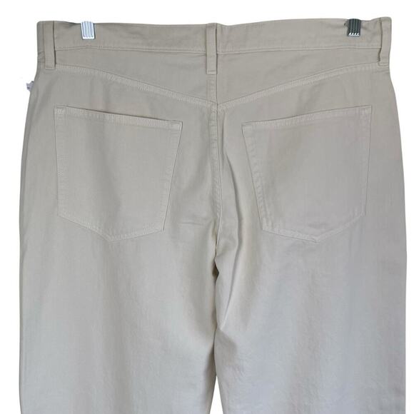 GAP Plus Size 33R Low Stride Relaxed Wide Leg Jeans in Birch Ivory Casual NWT - Picture 8 of 16